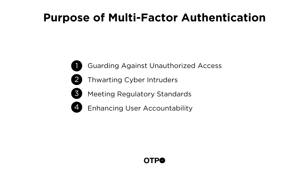 Purpose of Multi-Factor Authentication