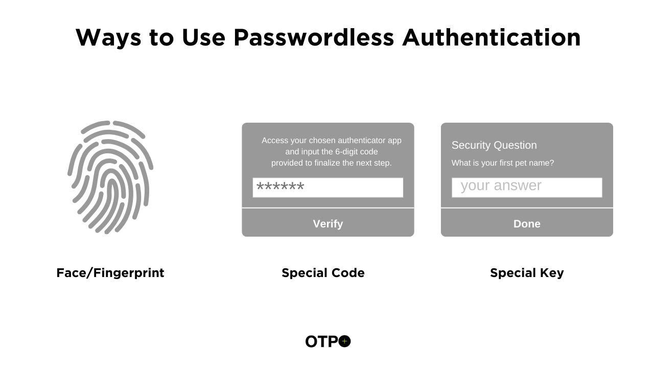 Ways to Use Passwordless Authentication